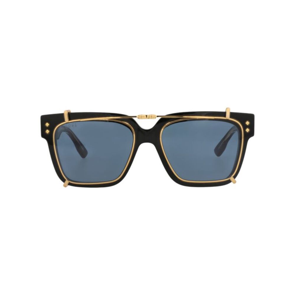 Gucci Square-Frame Recycled Acetate Sunglasses Black Mens